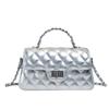 Bolso Acolchado de Cadena de Alta Gama para Mujer, Nuevo Bolso de Mano de Moda Primavera y Verano 2026, Bolso de Hombro, Bolso Pequeño Cruzado con Textura