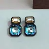 Nuevos Pendientes Geométricos de Diamantes Brillantes Estilo Barroco de Alta Gama 2025 Pendientes Elegantes Retro Accesorios de Combinación Multicolor