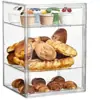 Caja de Almacenamiento Grande para Cajas Sorpresa con Succión Magnética, Exhibidor Totalmente Transparente para Figuras, Muñecas, Juguetes, Bolsas, Caja de Almacenamiento de Acrílico