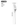 Aço Inoxidável 304 Cabo Quadrado Talheres Ocidentais Garfo Colher Conjunto Conjunto Transfronteiriço Várias Especificações Louça Ocidental Série de Garfo Colher Faca de Churrasco
