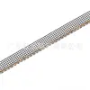 Ventas de Fábrica Transfronterizo Red de Diamantes de Red 3 mm Una Cara Fila Única Red de Pedrería Accesorios de Ropa DIY Accesorios para Zapatos y Sombreros Decoración de Vestido de Novia