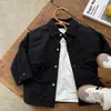 Ropa de primavera y otoño para niños y niñas, chaquetas para bebés, personalidad infantil a la moda, marca de tendencia, estilo Hong Kong, versión coreana, estilo japonés, chaquetas de solapa a la moda