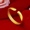Pulseira Sutra Coração de Pena de Tradição Antiga para Mulheres, Pulseira de Ouro Maciço Imitação de Ouro de Areia Vietnamita, Joias de Design de Nicho
