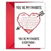 Juego de Sobres para Tarjetas de Felicitación de Amor del Día de San Valentín con Decoración de Patrón de Corazón Rosa, Tarjeta de Regalo de Bendición Romántica para Fiestas, Pedido Mínimo de 10 Juegos