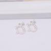 Cobre Puro Relleno de Oro de 18K Conservación del Color Forma de U Ajustable Clip para Oreja de Tornillo Convertidor de Aguja para Oreja a Clip para Oreja Accesorios para Aretes DIY