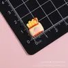 Mini Animal Fries Massa Brilhante Brinquedo Acessórios de Resina Cola de Creme DIY Capa de Celular Feita à Mão Acessórios de Cabelo Nail Art Lote