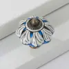 Manija de Cajón de Gabinete Estilo Pastoral Moderno Manija de Puerta de Gabinete Estilo Americano Retro Manija Elegante de Cerámica Estilo Francés