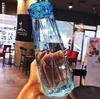 Venta al por mayor ins Diamond Cup vaso de agua de cristal pareja de estudiantes hombres y mujeres apertura tienda celebración publicidad regalo taza de alto aspecto