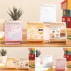 Calendário de Mesa Desenho Animado 2027 Coelho Miffy Sanrio Rilakkuma Fofo Pequeno Calendário de Mesa Escritório Estudante Calendário de Mesa