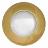 Lujo Nórdico Ligero Estilo Retro Plato Redondo de Vidrio para Frutas Creativo Plato para Frutas Postre Bistec Venta Directa de Fábrica Mayorista