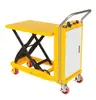 Camión Plataforma Elevadora Eléctrica Móvil Elevador Hidráulico Carrito de Horquilla Pequeño Fijo Camión de Carga y Descarga