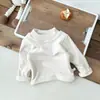 Ropa de Invierno para Niños Estilo Coreano Color Sólido Chaqueta de Plumas Engrosada Ropa Exterior Cálida y Elegante para Bebés Pantalones Engrosados para Salidas