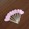 Empaque para hornear al por mayor una variedad de tarjetas de decoración para pasteles serie brillo de amor inserción decoración de boda 10 precio
