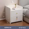 Mesita de Noche Pequeña para Dormitorio del Hogar 2026 Venta Caliente Almacenamiento Gabinete Pequeño Mesita de Noche para Habitación de Alquiler Estante de Almacenamiento Simple
