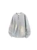2026 Invierno Nuevo Estilo Caliente Manga Larga Color Liso Camiseta para Hombre Engrosada Talla Grande Versátil Capa Base Suelta Casual