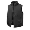 Chaleco Nuevo Engrosado con Cuello Alto para Hombre en Otoño e Invierno Chaleco Cálido a Prueba de Viento Dopamina Chaleco Chaleco Chaqueta