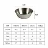 Cuenco de acero inoxidable estilo coreano para vino de arroz, cuenco dorado para vino de restaurante, taza de vino de arroz, tazón pequeño comercial para comer, personalización mayorista del fabricante