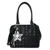 Bolso de axila Y2K con tachuelas de nicho coreano para mujer, bolso Boston de un solo hombro de gran capacidad estilo chica hot del milenio para principios de otoño, moderno