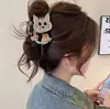 Nuevo Modelo 2025 Diseño Sencillo Pinza para el Cabello de Tiburón con Forma de Ola para la Parte Trasera de la Cabeza, Pinza Grande de Gama Alta para Mujeres