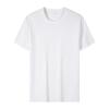 Tecnologia Algodão Puro Três-prova Manga Curta Verão Masculino e Feminino Camiseta Branca À Prova D'Água À Prova de Óleo Anti-incrustante Base Camisa Camiseta Personalização