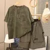 Conjunto de Ropa de Verano para Niños 2026 Nuevo Elegante Camiseta Tie-Dye Infantil Tallas Mediana y Grande Camiseta de Manga Corta para Niño Verano Guapo Moderna