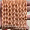 Cuentas de Vidrio de Color Natural de 4 mm Cuentas de Vidrio Pulsera DIY Collar Accesorios de Joyería Cuentas Semiacabadas Venta al por Mayor