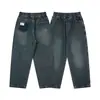Ropa infantil DK 26 colección de otoño: Pantalones vaqueros retro de estilo japonés, holgados, para niñas y niños, pantalones largos casuales de pierna recta para niños y adolescentes