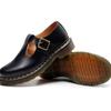Outono 2025 Novos Sapatos Mary Jane com Tira em T de Cano Baixo com Fivela Única Pequenos Sapatos de Couro Estilo Britânico Feminino Sapatos Casuais para Estudantes Salto Baixo