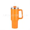 Copo de sorvete transfronteiriço novo de 40oz com alça Copo de carro portátil para exterior aspirador de carro de aço inoxidável 304 copo térmico