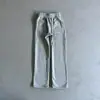 Pantalones Deportivos de Punto Bordados con Letras Estilo Hip-Hop Street de Alta Calidad para Hombre, Marca de Moda Holgados Deportivos de Pierna Recta