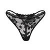 Exclusivo transfronteiriço para tamanho europeu e americano tanga sexy renda flor vazado cintura baixa roupa íntima feminina em estoque