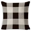 Ins Folhas Fronha Amazon Nordic Simples Linho Curto Pelúcia Pêssego Couro Almofada Assento Almofada Fronha