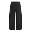 Pantalones Casuales Estilo Old Money con Diseño de Cimitarra para Hombre Sueltos Otoño Retro Diseño de Nicho Color Sólido Pantalones de Pierna Ancha Pantalones Largos