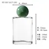 Nuevo producto del fabricante Hongyuan: botella de perfume de vidrio a presión, botella con atomizador, botella vacía, botella de recarga de perfume de alta gama, juego de botellas de vidrio