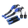 Aplicable para Yamaha FZ6R/N/S FZ8 Palancas de Freno y Embrague Plegables Modificadas Manillar Puños Manillar Topes de Manillar