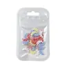 Decoraciones Suaves Esculpidas para Uñas Estilo Francés Falda Modelo Nuevo 2026 Color Mixto Blanco y Negro Silicona Suave Desgastables Rhinestones para Uñas
