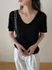Camiseta de Manga Curta Feminina Casual Fashion Solta Venda Quente Verão 2026 Comércio Exterior Estilo Americano Atacado em Estoque