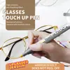 Plumón para Retoque de Montura de Gafas, Plumón para Reparación de Montura Metálica, Plumón para Retoque de Color Plástico y Metálico, Herramientas de Ajuste de Gafas al por Mayor para Tiendas de Gafas