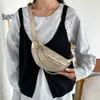 Bolsa de pecho y riñonera de alta gama para mujer, nueva y moderna bolsa de hombro versátil para el día a día 2026, bolso cruzado simple y elegante