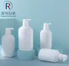 Em estoque Branco Transparente Beleza Médica PET500ml Shampoo Condicionador Sabonete Corporal Frasco Hospitalar Frasco de Leite Corporal