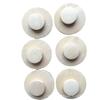 15-40MM Color Madera Natural Agujero Recto Rodajas Redondas de Madera Madera Maciza Astillas de Madera Accesorios para Pendientes Accesorios para Joyería DIY Venta al por Mayor