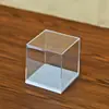 Caixa de exposição stackable para blind boxes, armazenamento à prova de poeira para figuras, plástico PS de alta transparência, disponível em estoque, personalizável com logo e cor