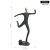 Figuras de Banda de Música Minimalistas Nórdicas Decoraciones para Sala de Estar Hogar Artesanía Creativa para Mueble de TV Gabinete de Vino Adornos Abstractos