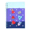 Set de Cuaderno de Silicona DIY Libreta de Mano de Aspecto Atractivo Tendencia Creativa Cuaderno Lindo con Hebilla Simple de Corazón