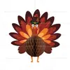 Decoración colgante de bola de panal de abeja de Amazon Turquía Fiesta de Acción de Gracias Tema de Otoño Centro de mesa Decoración de ambiente