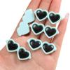Acessórios para óculos de sol redondos de acrílico com tema de amor, joias artesanais DIY, acessórios para olhos de bonecos de pelúcia