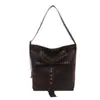 Bolsa de Axila Estilo Coreano Transfronteiriça Nova Coleção Verão 2025 Bolsa Feminina Bolsa de Mão com Laço Bolsa de Ombro Fashion Bolsa Transversal com Tachas