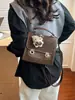 Mochila Retro Estampado de Leopardo Moda Femenina Casual Estudiante Bolsa Escolar Calle Alta Calidad Ligera Mochila de Viaje