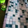 Pegatinas a Prueba de Aceite de 5 m, Papel Tapiz Autoadhesivo Resistente al Fuego para Puertas de Gabinetes de Estufa de Cocina, Pegatinas Imitación Mosaico Resistentes a Altas Temperaturas, Especial para la Cocina