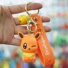 Chaveiro Pingente de Desenho Animado Anime Pokemon Boneco de Borracha Macia Pikachu Chaveiro Presente Ornamento de Loja de Dois Yuan